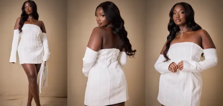 Plus Size Little White Dress